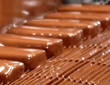 Lignes D`Enrobage de Chocolat